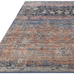 Traditional Multicoloured Persian Floral Geometric Easy To Clean Rug For Dining Room Bedroom & Living Room-120Cm X 170Cm - thumbnail 3