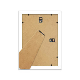 "6X4"" White Frame With Mount For 4X3"" Pictures 20mm Thin Edge Portrait And Landscape Display With Wall Hooks And Kickstand" - thumbnail 3