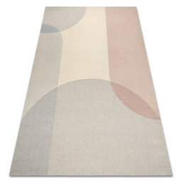 RugsX Flux 461.7.ae990 Wool Carpet Osta - Geometric, Structural, Loft Beige Grey 80X140 Cm - thumbnail 4