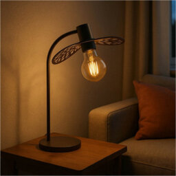 Loops Stylish 45Cm Modern Bronze Table Lamp For Home Décor And Lighting - thumbnail 3