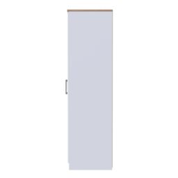 Sevilla Ready Assembled Traditional Matt White & Oak Large Double Wardrobe (H)1825mm (W)740mm (D)530mm - thumbnail 7