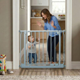 Safetots Elite Pressure Safety Gate, 216Cm - 225Cm, Matt Grey, Pressure Fit Stair Gate - thumbnail 7