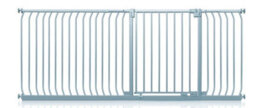 Safetots Elite Pressure Safety Gate, 216Cm - 225Cm, Matt Grey, Pressure Fit Stair Gate