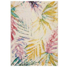 Multicoloured Outdoor Rug, Abstract Stain-Resistant Rug For Decks Patio Garden, Modern Outdoor Area Rug-160Cm X 230Cm - thumbnail 7