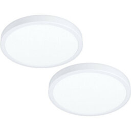 2 Pack Modern White Led Ceiling Lights With Flush Mount Design - thumbnail 1