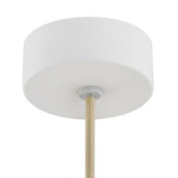 Luminosa Lighting Luminosa Piava Dome Pendant Ceiling Light White-Brown (Marble Colour), Cream White - thumbnail 4