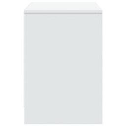 Berkfield Sturdy Tv Cabinet With Led White 100X34X50 Cm Engineered Wood - thumbnail 7