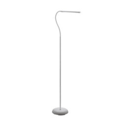 Stylish White Touch Floor Lamp With Dimmable Led Bulb