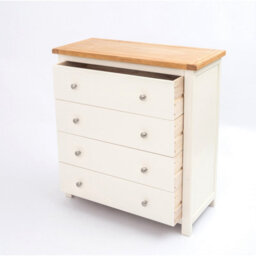 Cabinet Bits Maggiori 4 Drawer Chest Of Drawers Chrome Knob - thumbnail 4