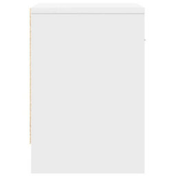 Berkfield Durable Bedside Cabinet With Drawer White 39X28X41 Cm - thumbnail 6