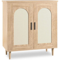 Sideboard Cabinet Buffet Cabinet Storage Cabinet Kitchen Natural - thumbnail 3