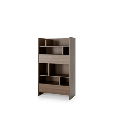 Arte Bed Concept Bc-27 Sideboard Cabinet 92Cm - Oak Dunin - 2 Drawers With Shelved Storage - image 1
