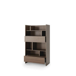 Arte Bed Concept Bc-27 Sideboard Cabinet 92Cm - Oak Dunin - 2 Drawers With Shelved Storage - thumbnail 2