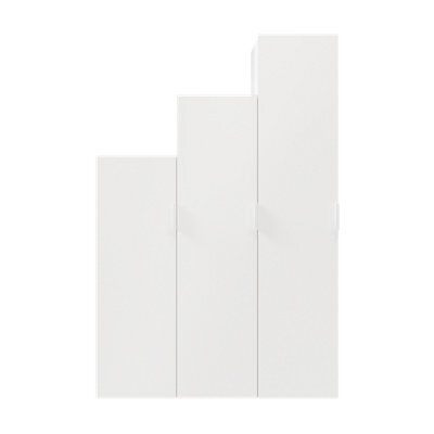 GoodHome Atomia Freestanding Matt White Chipboard Wardrobe (H)2250mm (W)500mm (D)580mm - image 1