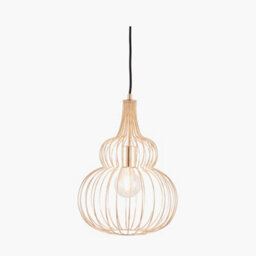 Pacific Lifestyle Dania French Gold Metal Wire Shaped Pendant - thumbnail 4