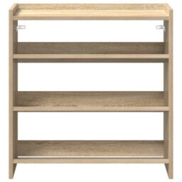 Berkfield Shoe Rack Sonoma Oak 60X25X62 Cm Engineered Wood - thumbnail 2
