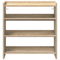 Berkfield Shoe Rack Sonoma Oak 60X25X62 Cm Engineered Wood - thumbnail 4