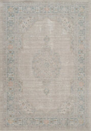 Maia Washable Low Pile Non Slip Orchid Traditional Area Rug - Beige, 120 X 180 Cm (Rectangular) - thumbnail 2