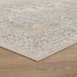 Maia Washable Low Pile Non Slip Orchid Traditional Area Rug - Beige, 120 X 180 Cm (Rectangular) - thumbnail 4