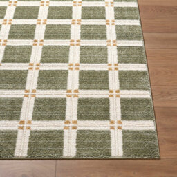 Livabliss La Luna-Modern Green Off-White Grey Brown Graphic Living Dining Bedroom Rug 160 X 213 Cm Easy Care, Non Shedding - thumbnail 5