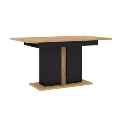 Arte Modern Nuka Extending Dining Table In Oak Artisan W1400-2000mm X H760mm X D900mm - image 1