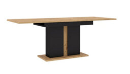 Arte Modern Nuka Extending Dining Table In Oak Artisan W1400-2000mm X H760mm X D900mm - thumbnail 2