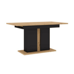 Arte Modern Nuka Extending Dining Table In Oak Artisan W1400-2000mm X H760mm X D900mm - thumbnail 1