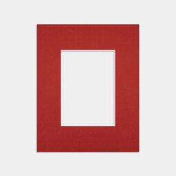 Ak Frames 9X7 Crimson Picture Mounts To Fit 6X4 Aperture Size - Mount Board Only (No Frame Included) - thumbnail 1