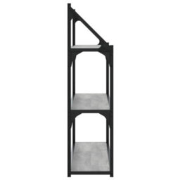 Berkfield 3-Tier Wall Shelf Grey Sonoma 80X21X78.5 Cm Engineered Wood - thumbnail 5
