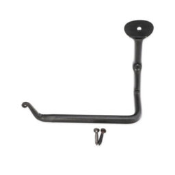 Spira Brass Cosmo Toilet Roll Holder Matt Black - thumbnail 4