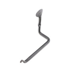 Spira Brass Cosmo Toilet Roll Holder Matt Black - thumbnail 2