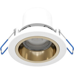 Loops Elegant Modern White And Gold Indoor Ceiling Spotlight For Stylish Homes