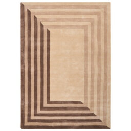 Beliani Rug Sarai Beige 160 X 230 Cm Viscose - thumbnail 1