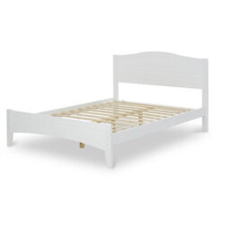 Rest Relax Laurel White Wooden Bed Frame - 4Ft6 - Double - thumbnail 5