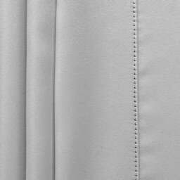 Ameha Light Grey 230 Gsm Plain Thermal Blackout Pencil Pleat Door Curtain For Bedroom Single Panel Energy Saving 66'' X 84'' Uk - thumbnail 9