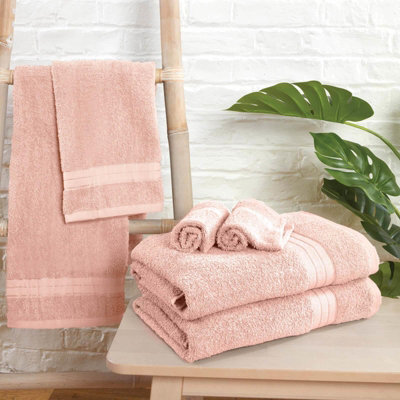 OHS 4 Pack Of 100% Cotton Bathroom Hand Towel