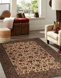 RugsX Wool Carpet Kashqai 4362 101 Ornament Beige / Green   160X240 Cm - thumbnail 1