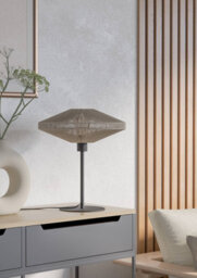 Eglo Midsumer Timeless Fabric & Steel Table Lamp - thumbnail 2