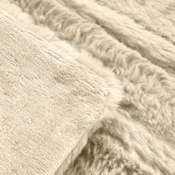 Living And Home Brown Three-Piece Bedding Set, Rabbit Fur Plush Three-Piece Set. - thumbnail 5