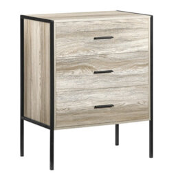 Lassic Vida Designs Brooklyn Grey 3 Drawer Chest (H)795mm (W)630mm (D)400mm - thumbnail 8