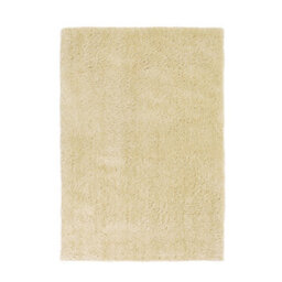 Melrose Super Soft Venus Shaggy Snuggly Plain Honey Area Rug 160/230Cm - thumbnail 2