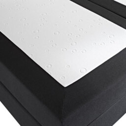 Beliani Divan Bed Faux Leather President 180 X 200 Cm (Eu Super King) Black - thumbnail 6