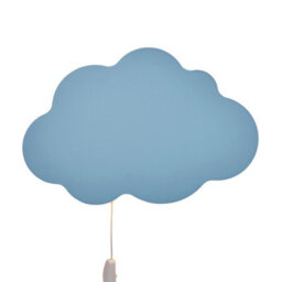 Litecraft Blue Led Cloud Glow Kids Wall Light - thumbnail 2