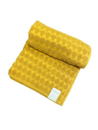 Teardrop 600Gsm Heavyweight Cotton Jacquard Towel Ochre