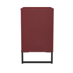 Marsala Ready Assembled Matt Red 3 Drawer Chest (H)678mm (W)575mm (D)395mm - thumbnail 6