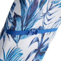 Luxury Living Water Repellant Sunlounger Pad Tropical Blue/white - thumbnail 2