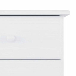 Vidaxl Chest Of Drawers Alta White 77X35X73 Cm Solid Wood Pine - thumbnail 7