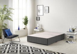 Somnior Beds Somnior Tweed Charcoal Platform Divan Base - Super King