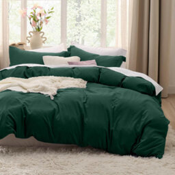 Bedlooms Emerald Cotton Duvet Cover Set, Breathable & Anti-Allergic Bedding Pack, King 230X220Cm - thumbnail 6