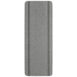The Rugs Washable Designer Rugs & Mats Lined Bordered Design In Grey 116G - thumbnail 6